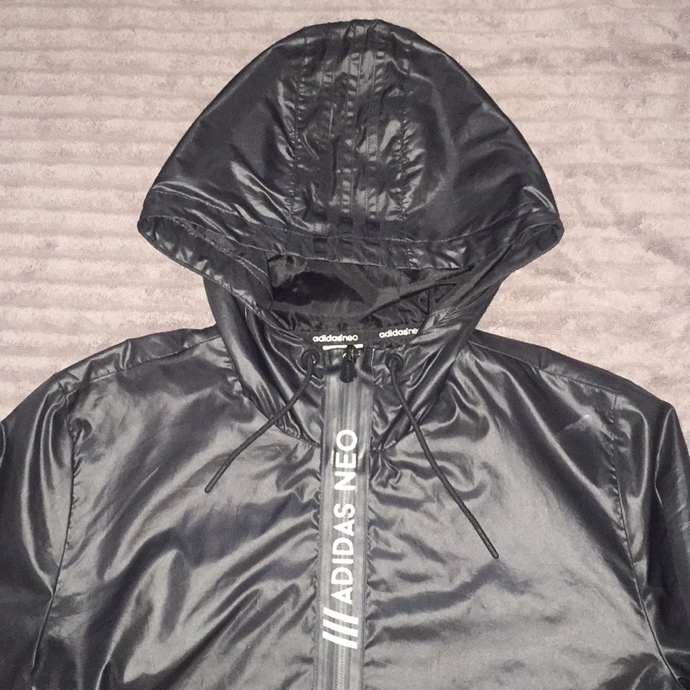 Adidas Neo Black Zip Up Jacket.